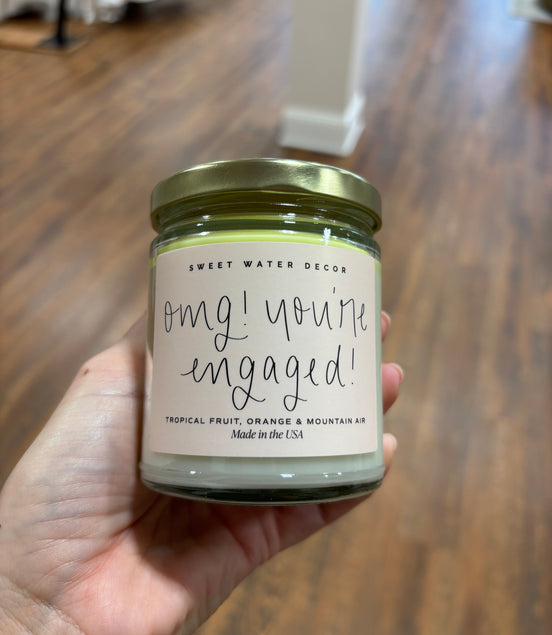 Omg You’re Engaged Candle