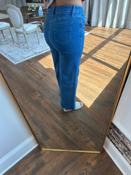 Flared Denim Jeans
